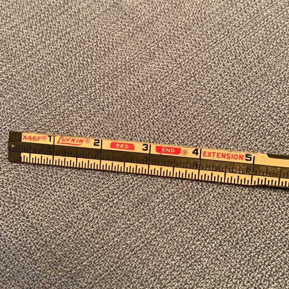 LUFKIN RED END EXTENSION Ruler X46F Made In USA Great Condition - Picture 7 of 12
